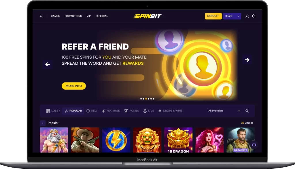 spinbit New Zealand Main Page