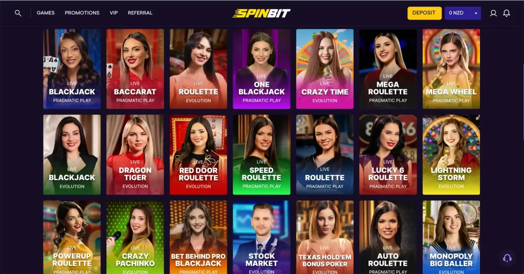 Spinbit live games